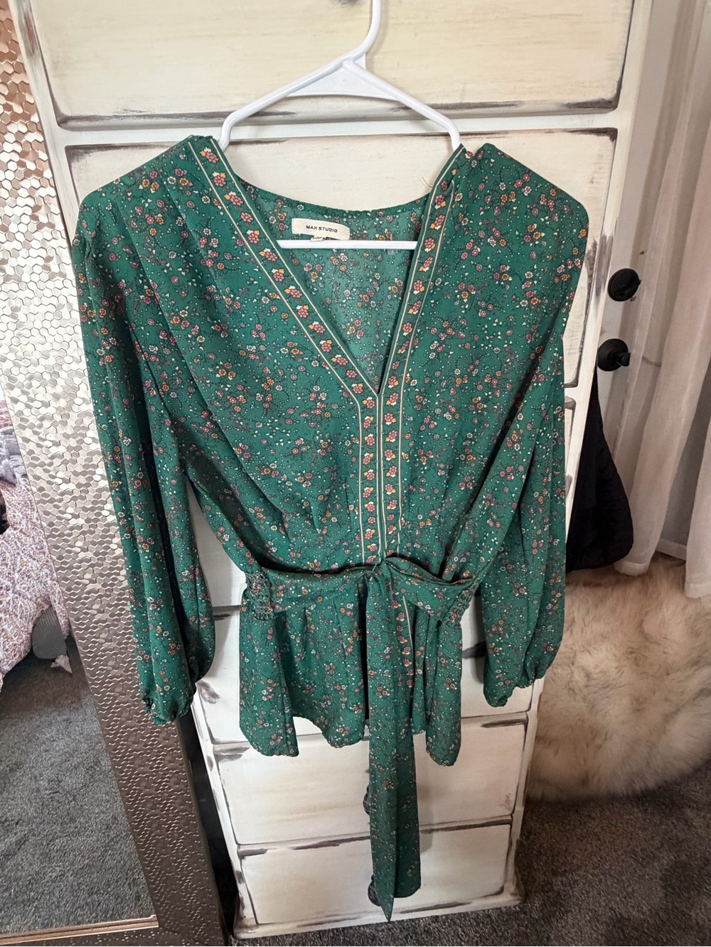 Max Studio Geometric Floral Print